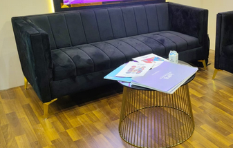 Black VIP 3 Seater